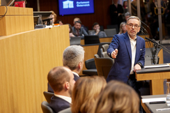 FPÖ-Bundesparteiobmann Herbert Kickl im Nationalrat.