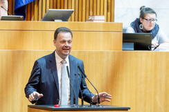 FPÖ-Gesundheitssprecher Gerhard Kaniak im Parlament.