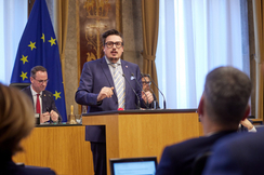 FPÖ-Bundesrat Christoph Steiner im Bundesrat.