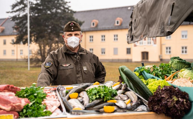 Die Verpflegung beim Bundesheer mag gut sein, der Bio-Anteil allerdings ist erschreckend niedrig.