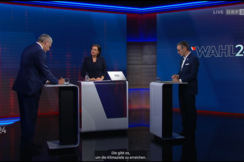 Die Wahl-Diskussion Nehammer vs. Kickl am 23. September 2024 im ORF.